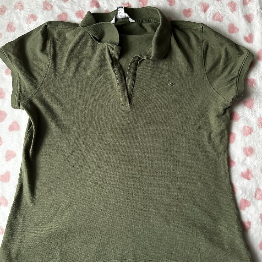 Green Calvin Klein Jeans Shirt